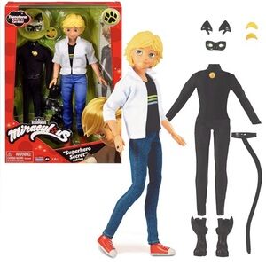 Miraculous Ladybug Superhero Secret Adrien with Cat Noir Outfit